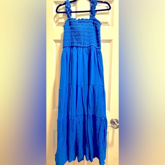 MAISON MAAR SZ M Blue Midi Dress - Picture 4 of 8
